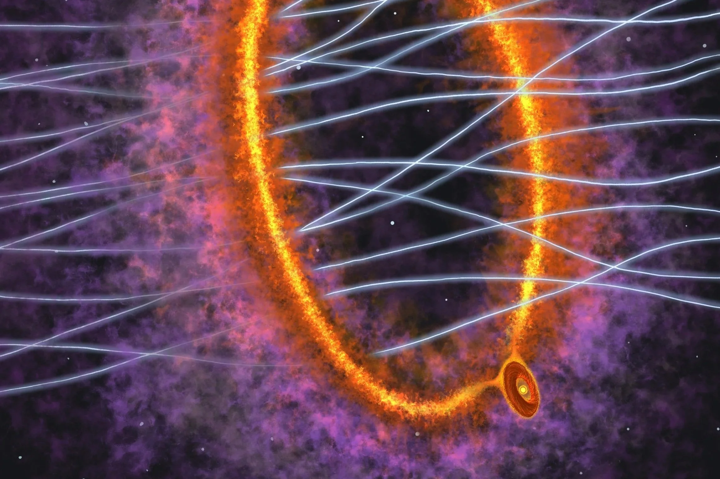 Anillos de luz en el nacimiento de las estrellas: el ALMA descubre cómo surgen las protoestrellas