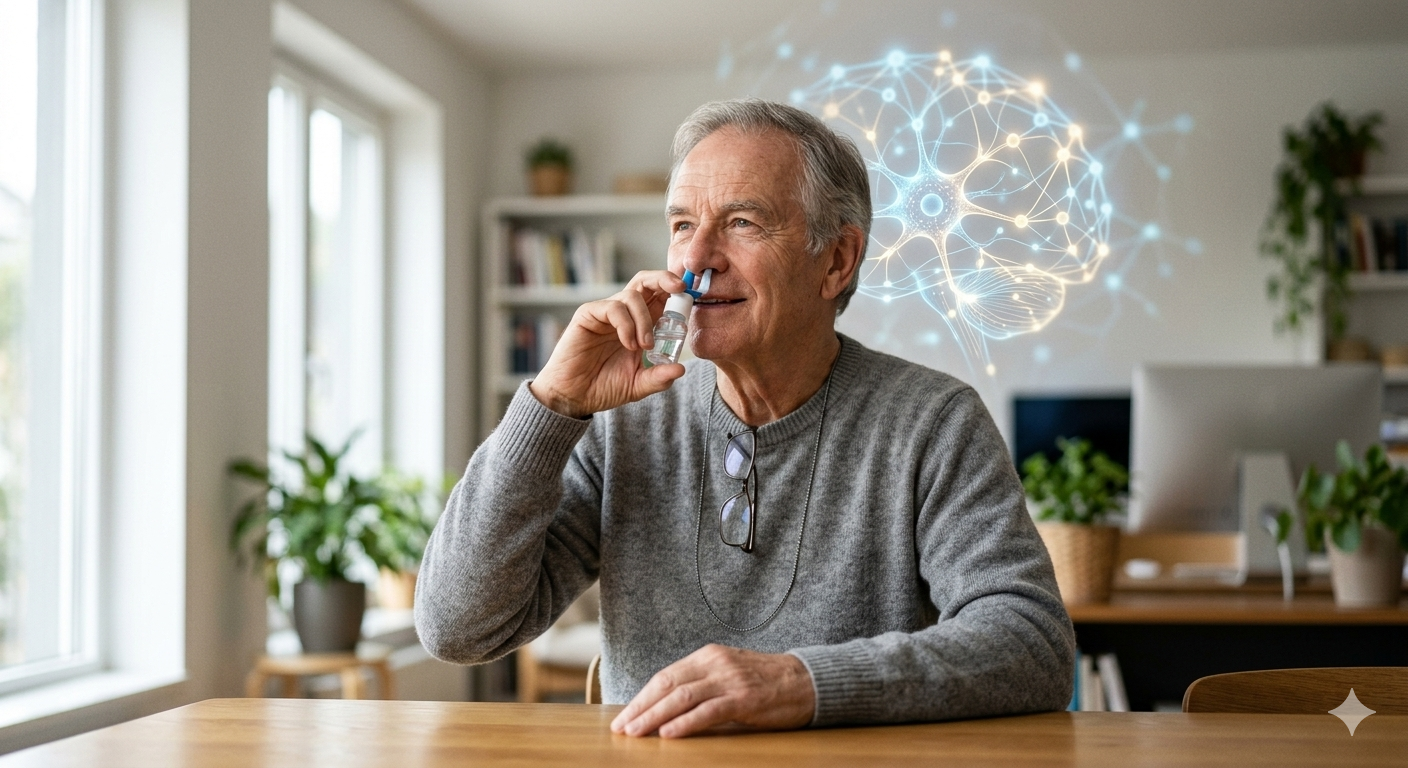 Un espray nasal contra el envejecimiento cerebral: cómo una nueva terapia podría revertir la pérdida de memoria