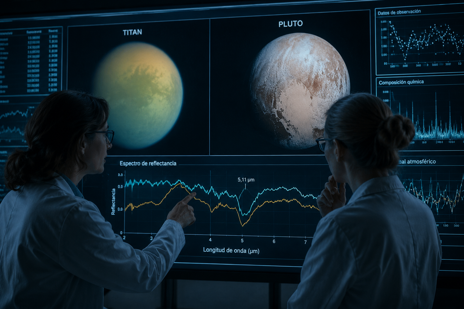 Científicos descubren una misteriosa sustancia en Titán y Plutón que nadie consigue identificar