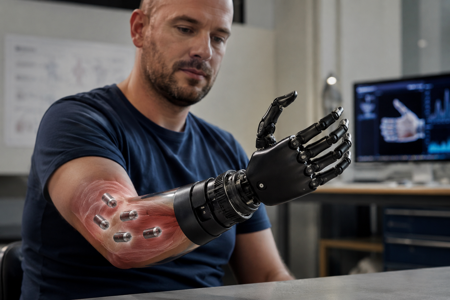 Imanes implantados devuelven la sensación de movimiento a personas con prótesis de mano