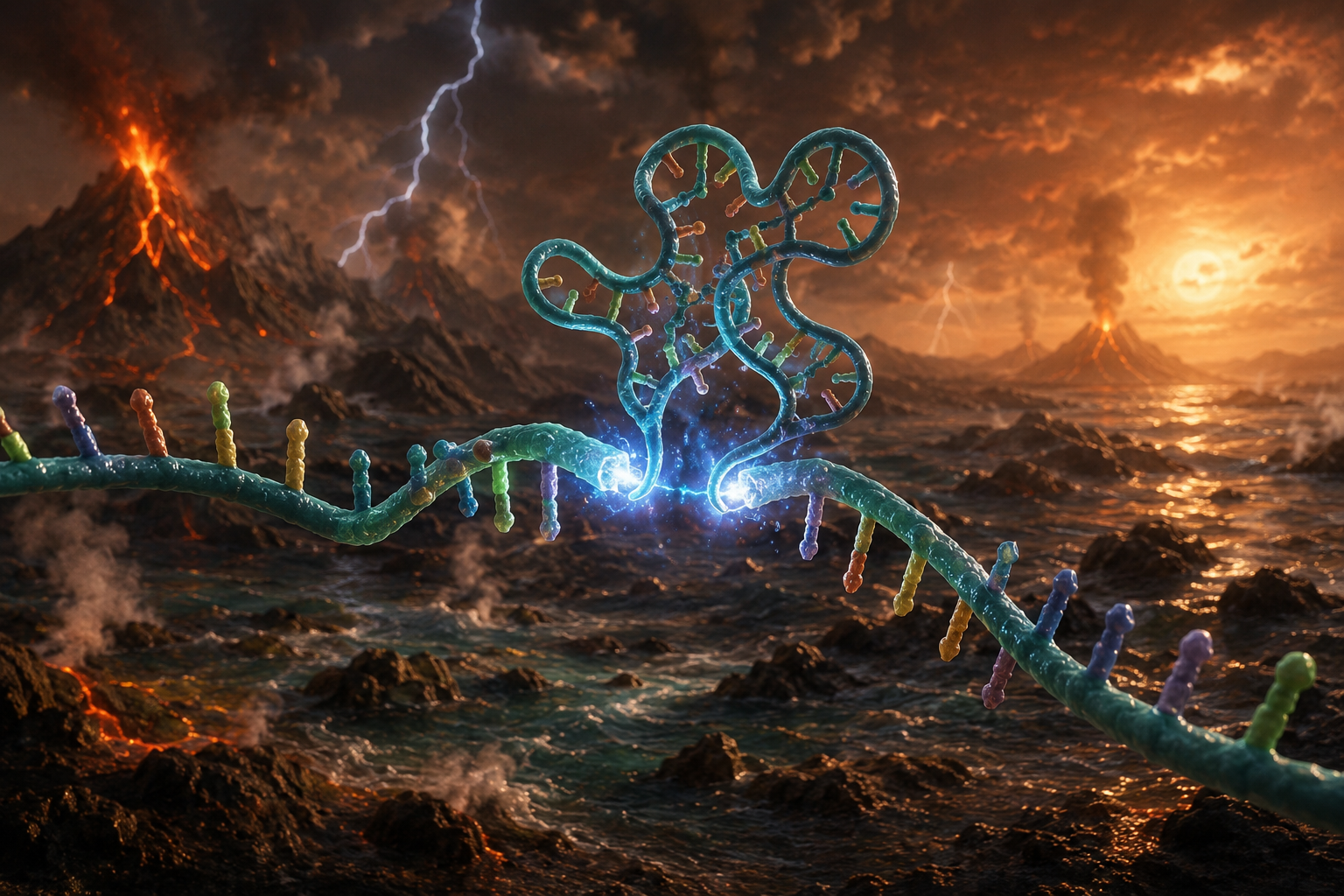 Una ribozima capaz de reparar el ARN roto refuerza la teoría del origen de la vida basada en el mundo de ARN