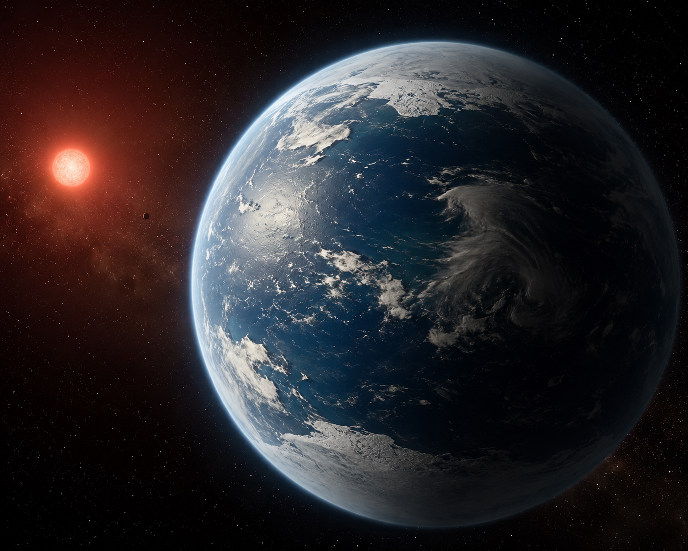Descubren un exoplaneta rocoso con atmósfera en la zona habitable: un paso clave en la búsqueda de vida fuera de la Tierra