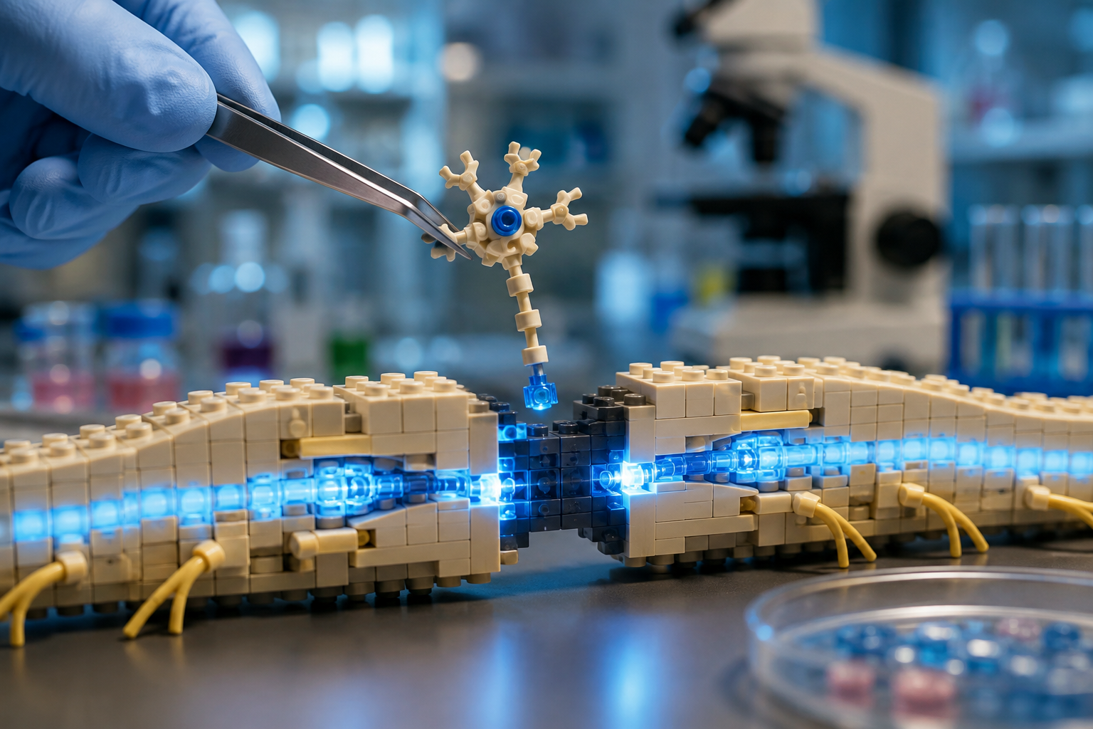 Neuronas humanas cultivadas en laboratorio reconstruyen circuitos dañados de la médula espinal y acercan una futura terapia regenerativa