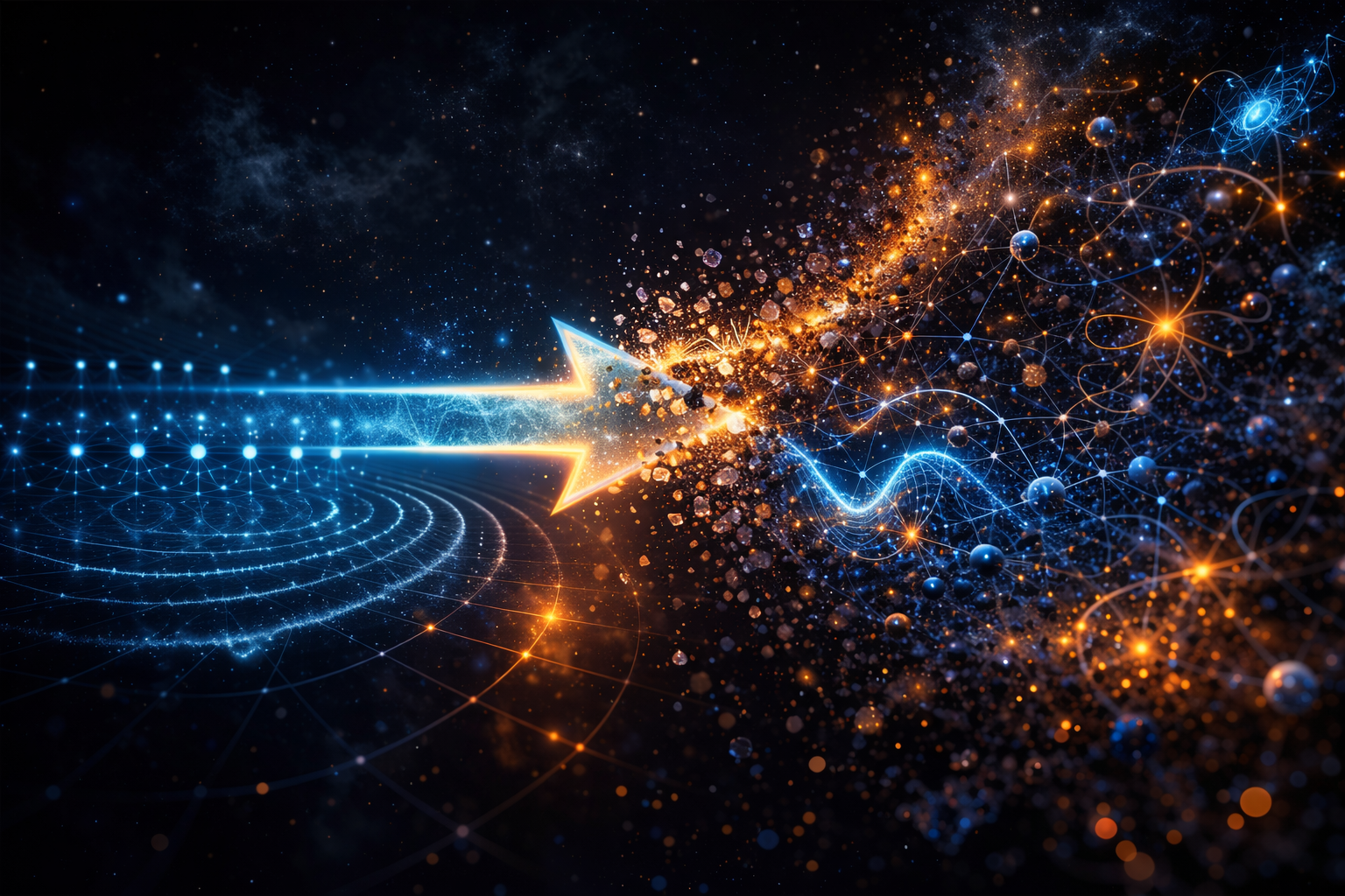 La flecha del tiempo intenta invertirse, pero el caos cuántico amplifica cualquier imperfección: el experimento demuestra que, en sistemas de muchos cuerpos, la información se dispersa de forma exponencial