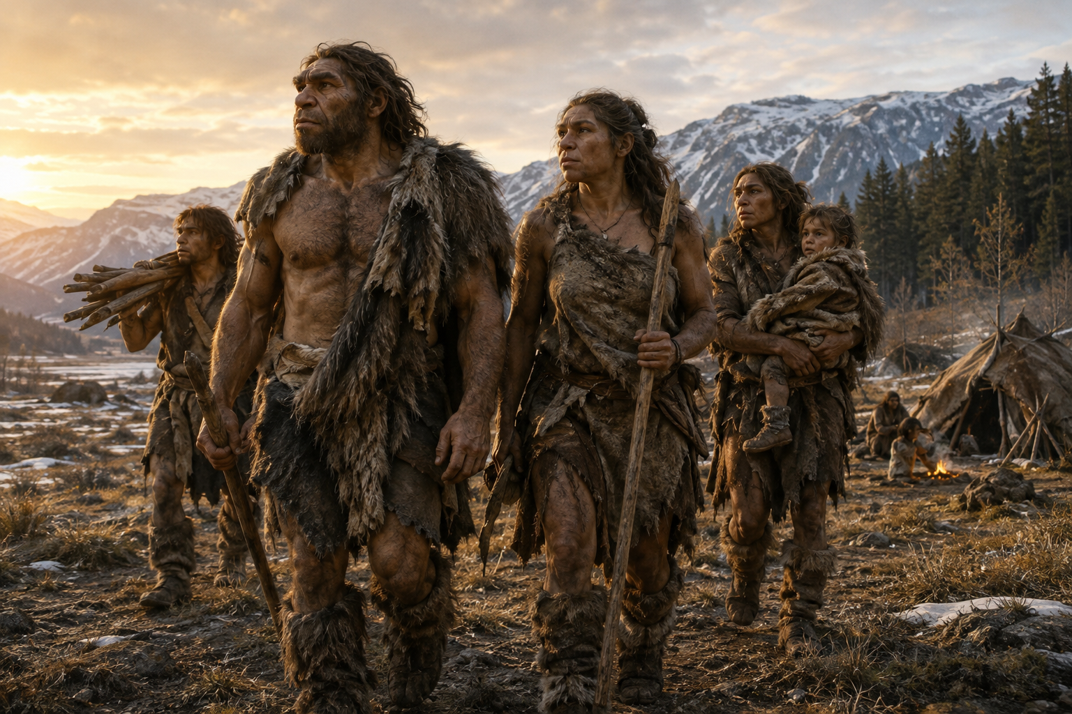 Un gen heredado de los neandertales hace que algunas personas desarrollen más masa muscular
