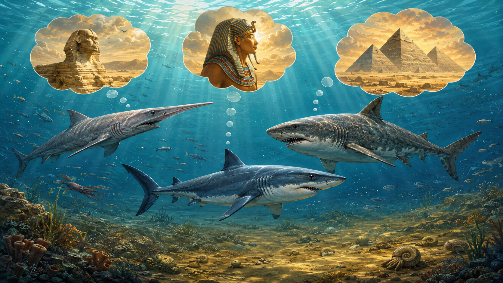 Un «cementerio» de tiburones desvela que el desierto de Egipto fue un mar tropical hace decenas de millones de años