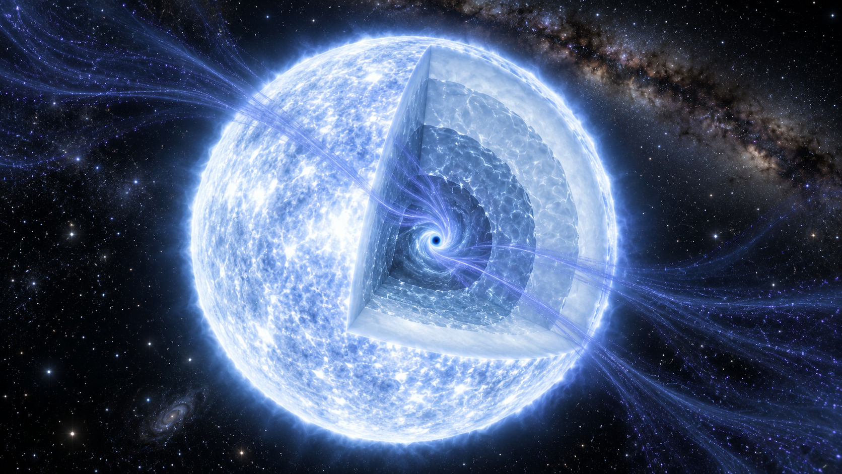 Un agujero negro de 40 toneladas podría crecer dentro de una estrella gracias a la materia oscura