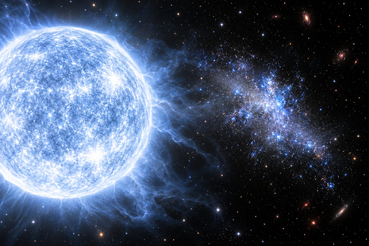 Unas estrellas cercanas podrían explicar por qué son tan raras las galaxias del universo primitivo