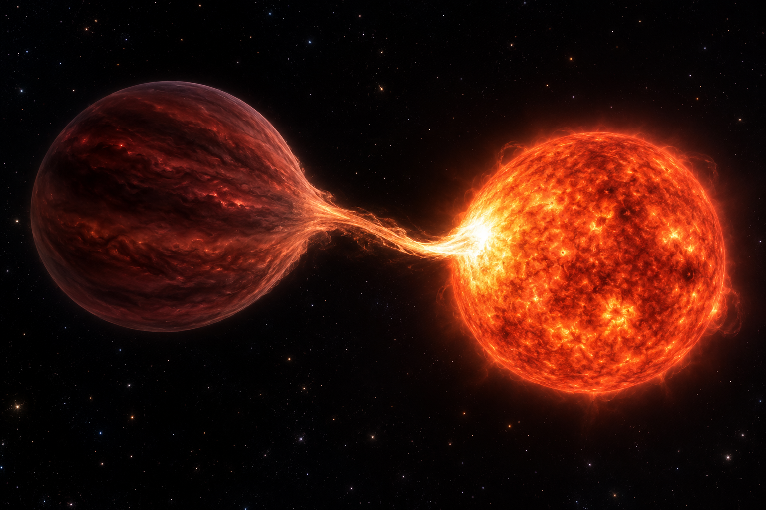 Una estrella se come a sorbos su compañera, una enana marrón situada a 300 años luz de nosotros