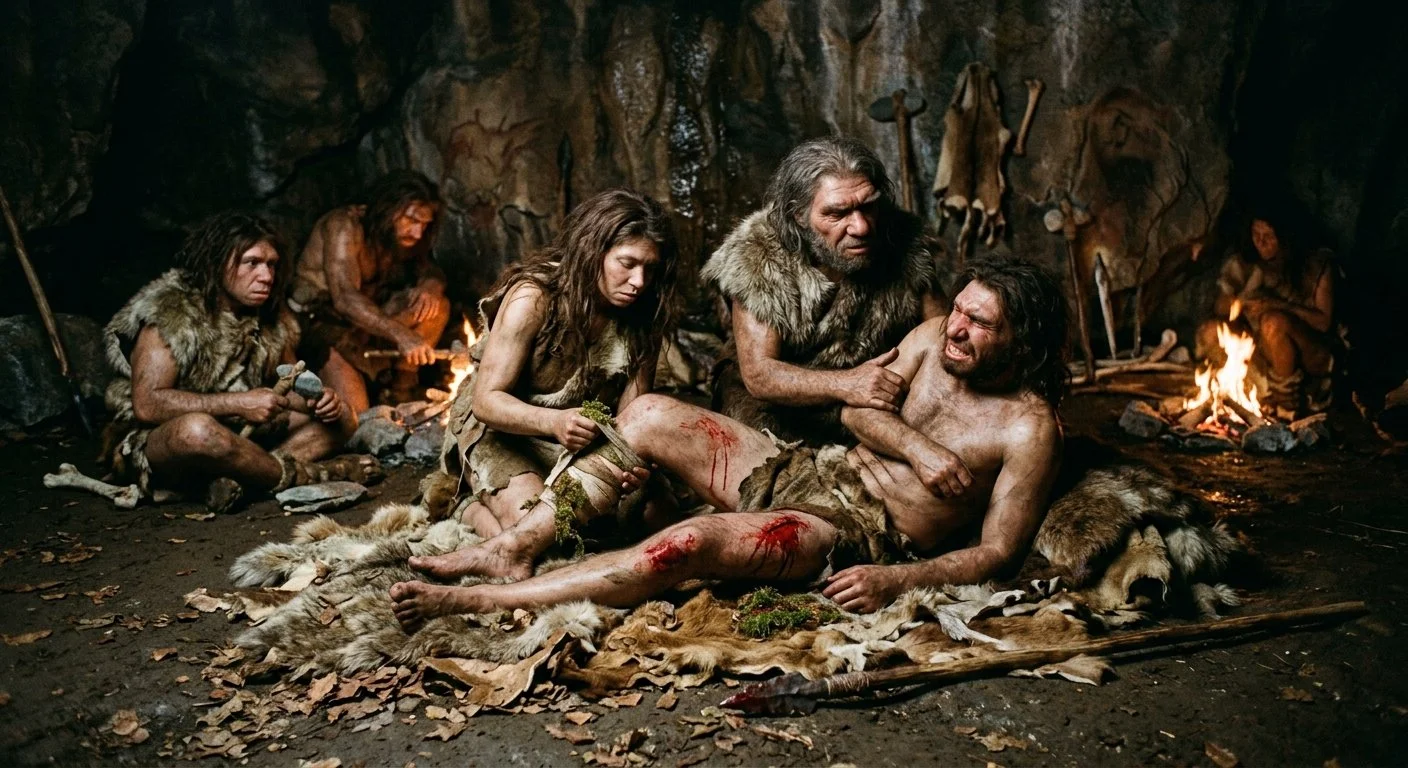 El neandertal que murió atravesado por una lanza hace 75.000 años: sus huesos confirman que esta especie también cuidaban de los heridos y de sus muertos