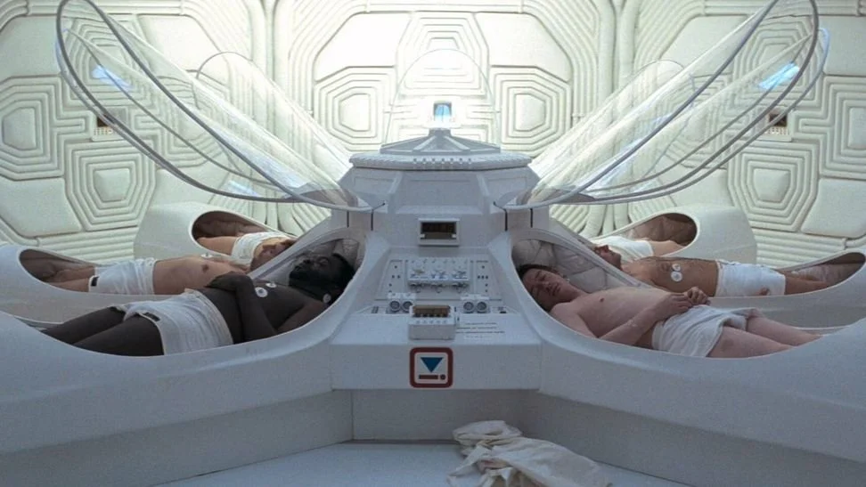 Las cápsulas de hibernación de Alien, el octavo pasajero mantienen a la tripulación en animación suspendida durante el viaje espacial. I