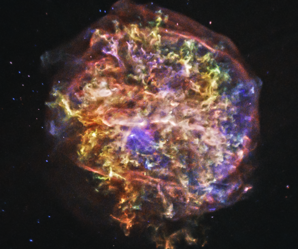 Los restos de la supernova G292.0+1.8, en la Vía Láctea, recuerdan el universo violento que siguió al Big Bang. Fenómenos como este ayudaron a moldear el cosmos primitivo cuya evolución intenta explicar el nuevo estudio.