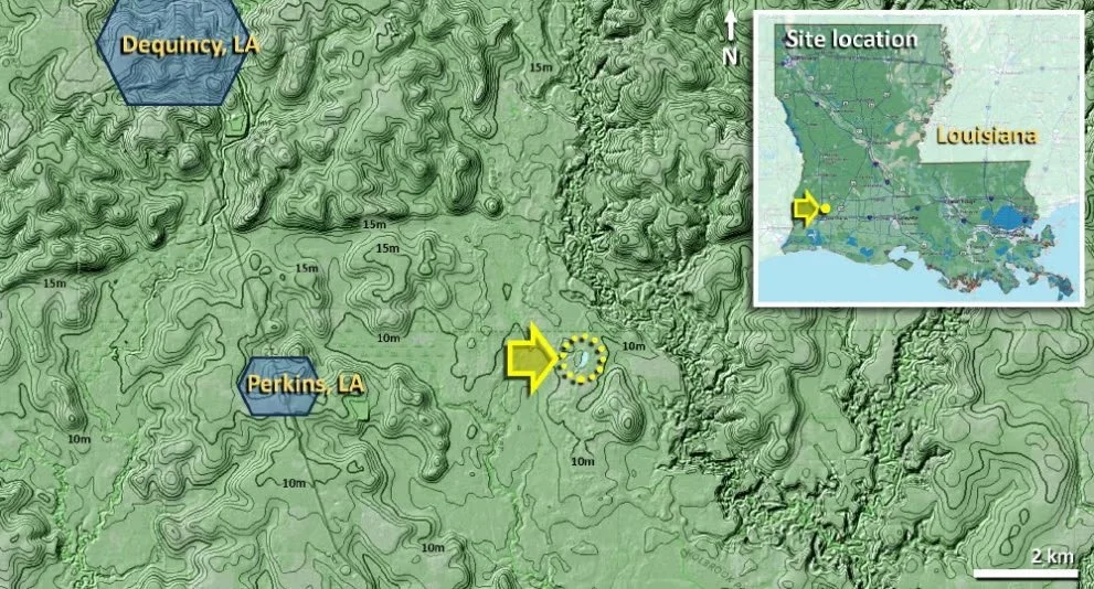 Un lago estacional poco profundo en Luisiana podría ser el primer cráter conocido del límite del Joven Dryas.