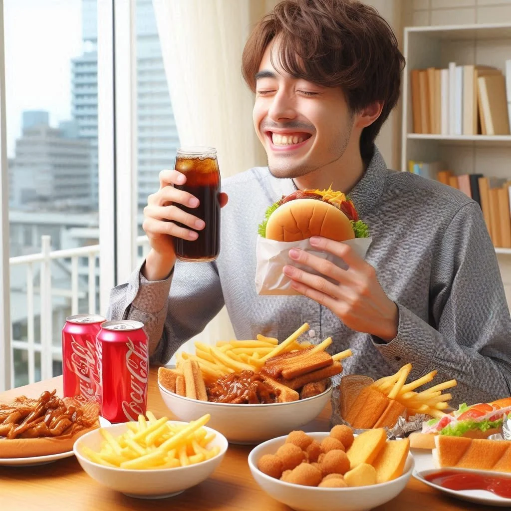Algunas personas siguen comiendo a pesar de que se sienten llenas.