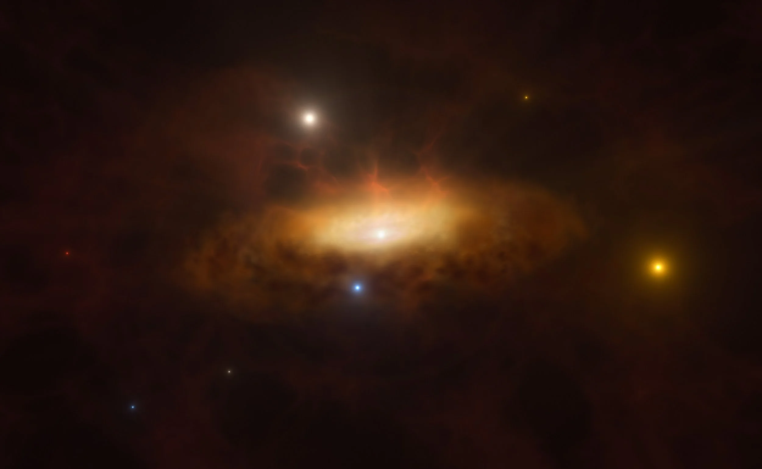 A finales de 2019, la galaxia SDSS1335+0728 de repente comenzó a brillar más que nunca y se clasificó como un núcleo galáctico activo, alimentado por un agujero negro masivo ubicado en el núcleo de la galaxia.