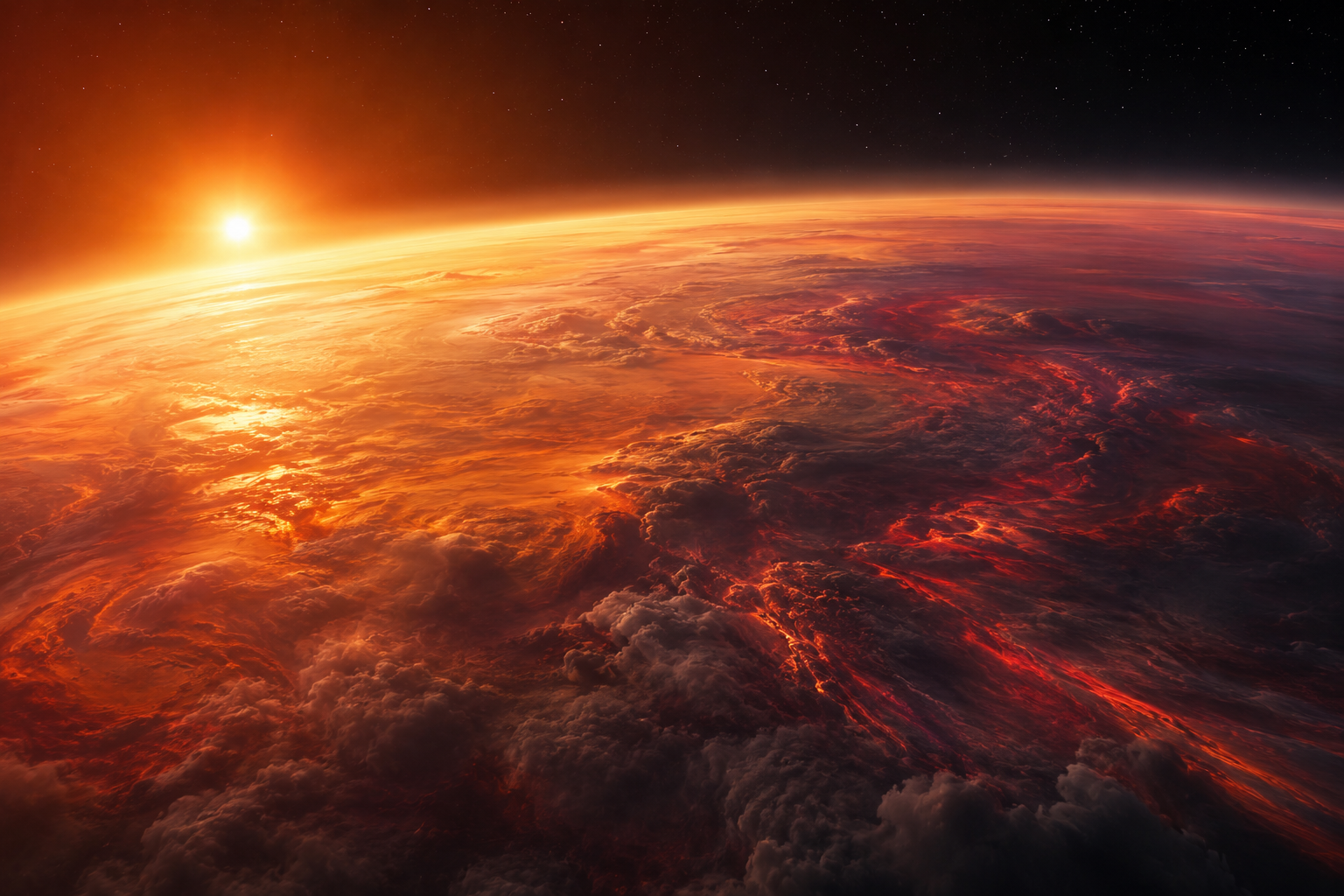 Las temperaturas relativamente más bajas permiten que las moléculas sobrevivan antes de adentrarse en las zonas más abrasadoras del planeta WASP-121 b.