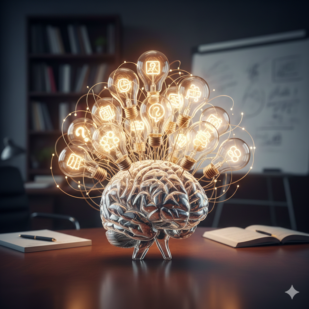 Los «momentos eureka» surgen cuando el cerebro combina en milisegundos la percepción con conocimientos previos almacenados en las áreas visuales, reorganizando la información hasta transformar el ruido en significado