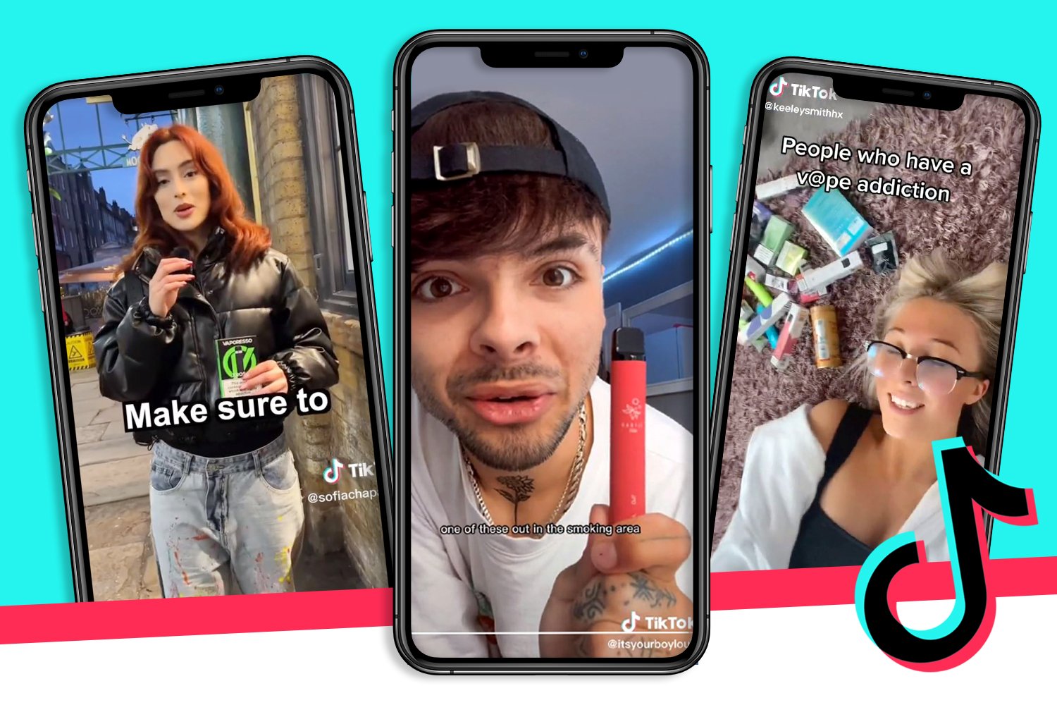 Plataformas como Tobacco Vape Research Collective analizan cómo TikTok y otras redes sociales amplifican la visibilidad de los producto de vapeo y favorecen su normalización entre los adolescentes