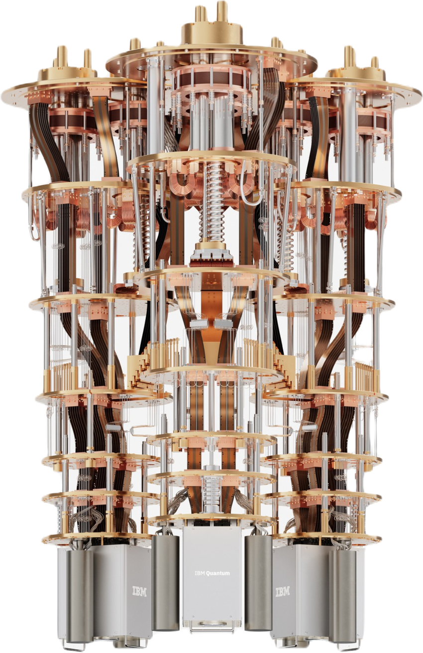 El IBM Quantum System Two, un ordenador cuántico superconductor similar al utilizado en el experimento, en el que los investigadores lograron crear el cristal temporal cuántico más complejo hasta la fecha. Cortesía: IBM Research