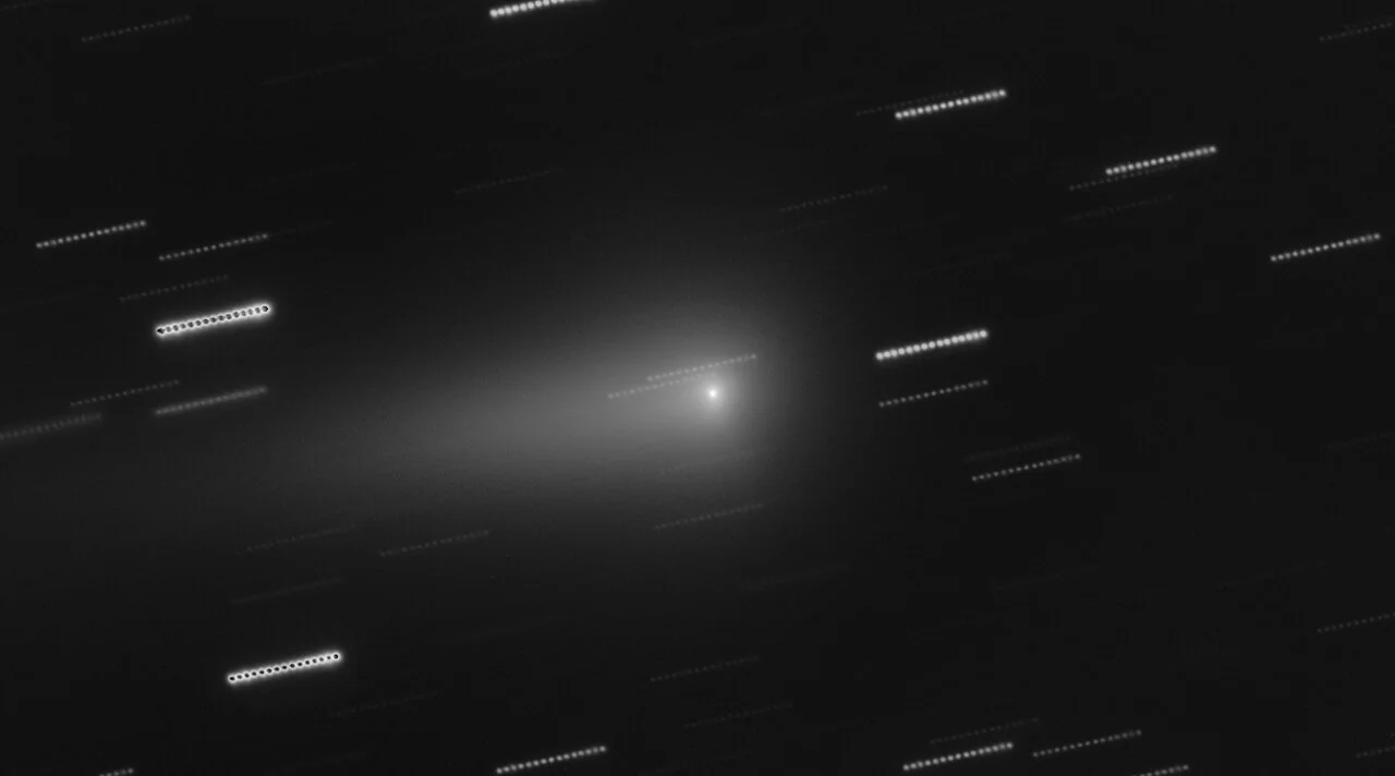 El cometa interestelar 3I/ATLAS, fotografiado por el Very Large Telescope (VLT) el 18 de enero de 2026.