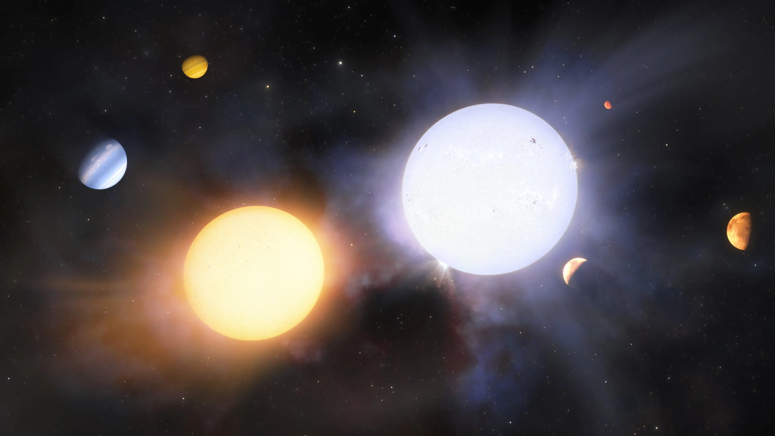 Astrónomos confirmó por primera vez que las diferencias observadas en las estrellas binarias se deben a las diferencias químicas en la nube de material estelar de la cual se formaron.