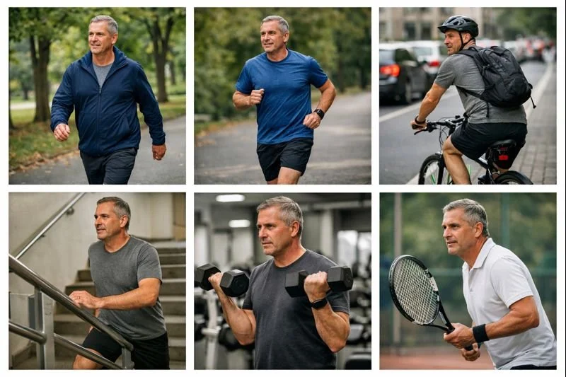 La combinación de distintas actividades físicas —caminar, correr, ir en bicicleta, subir escaleras, entrenar fuerza o practicar deportes— se asocia con una menor mortalidad que repetir siempre el mismo ejercicio