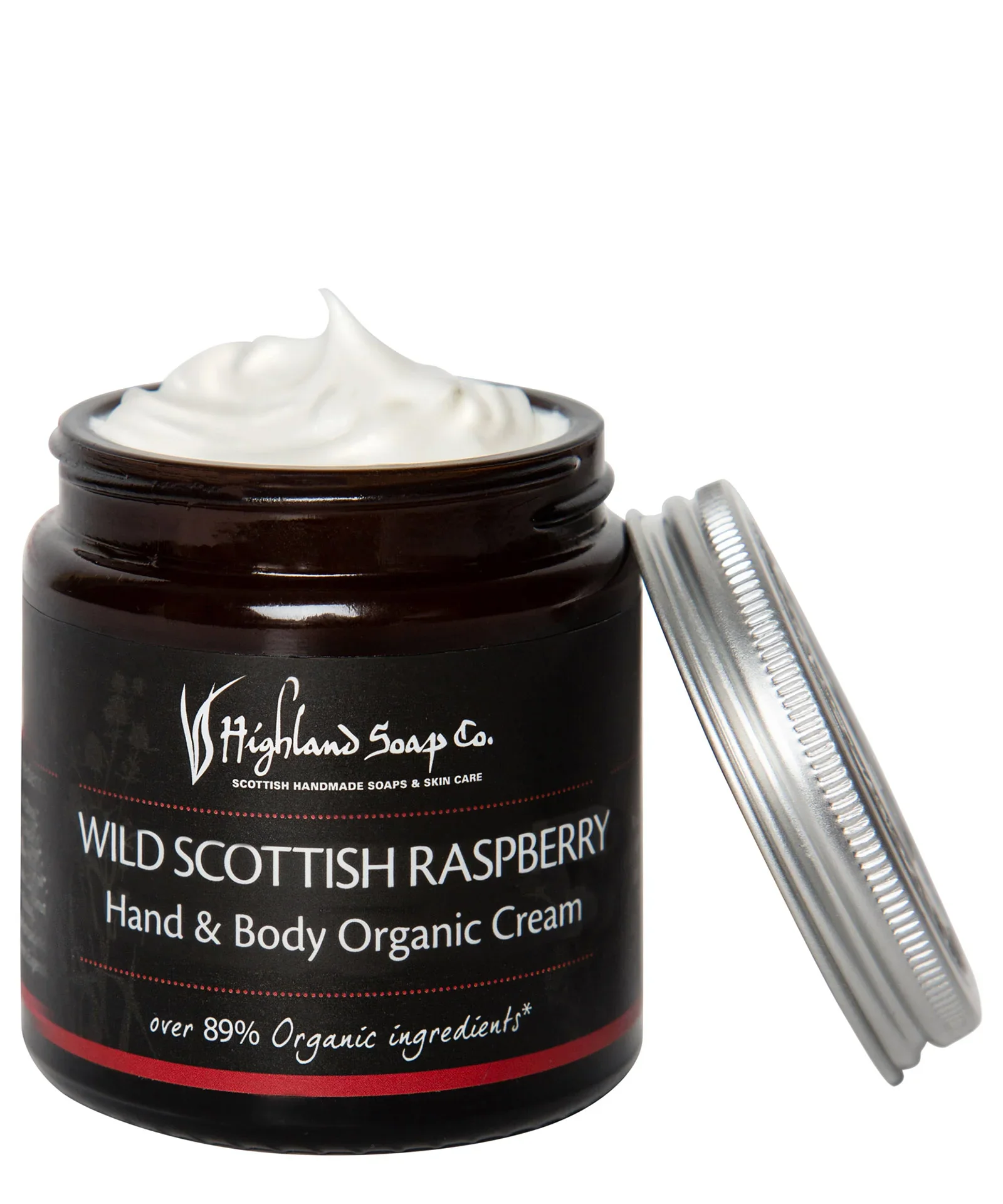 Wild Scottish Raspberry Hand & Body Organic Cream - Highland Soap Co
