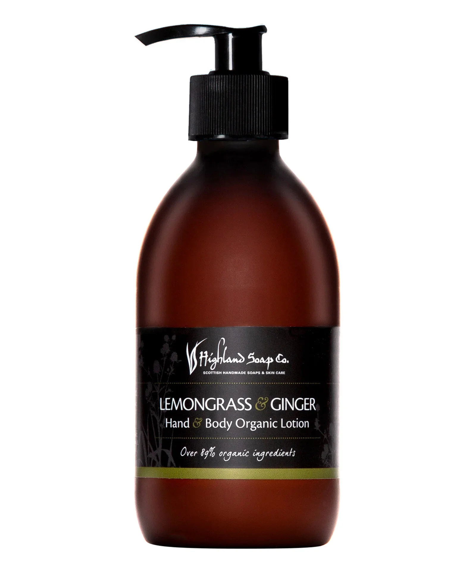 Lemongrass and Ginger Hand and Body Organic Lotion - Highland Soap Co