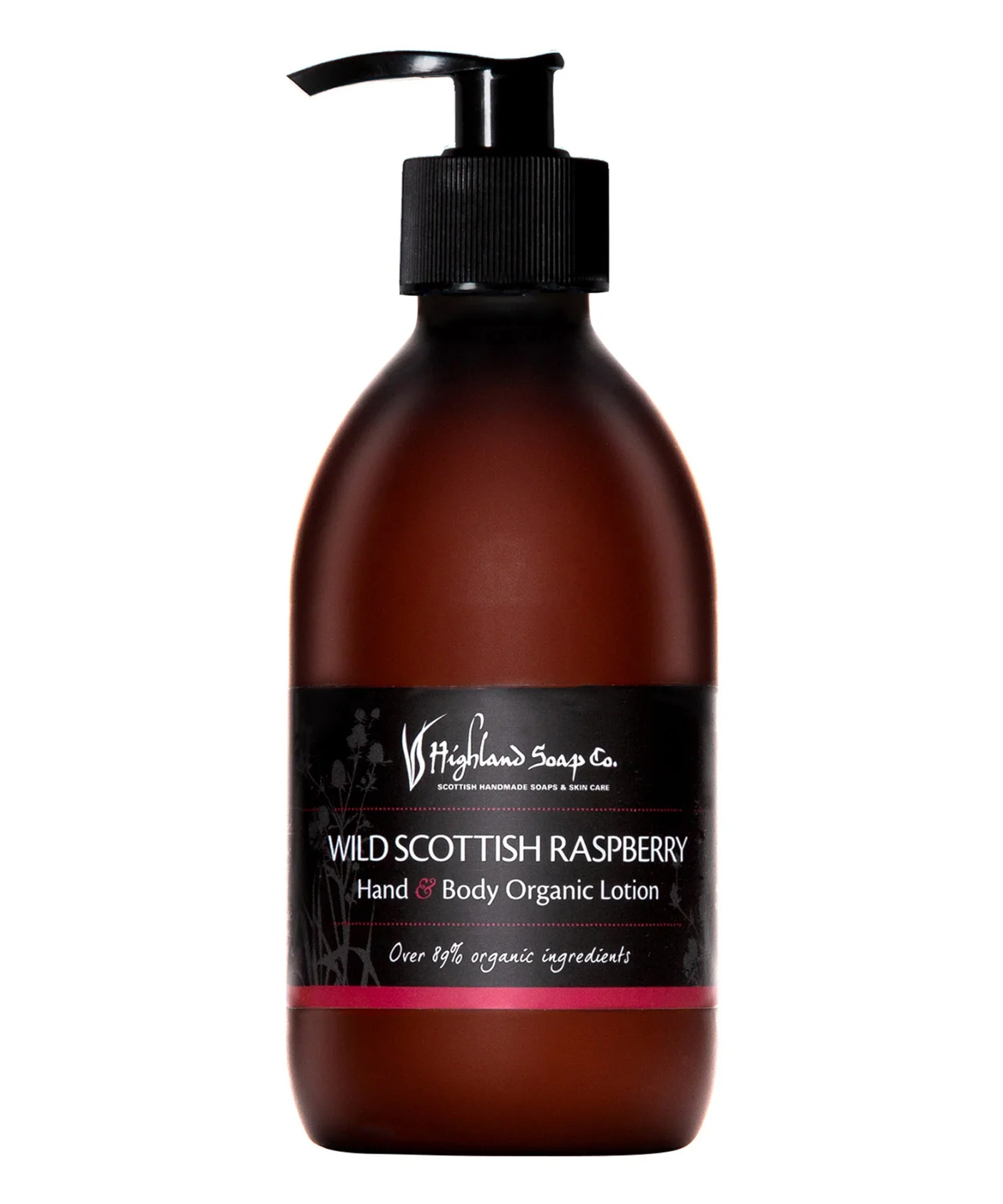 Wild Scottish Raspberry Hand and Body Organic Lotion - Highland Soap Co