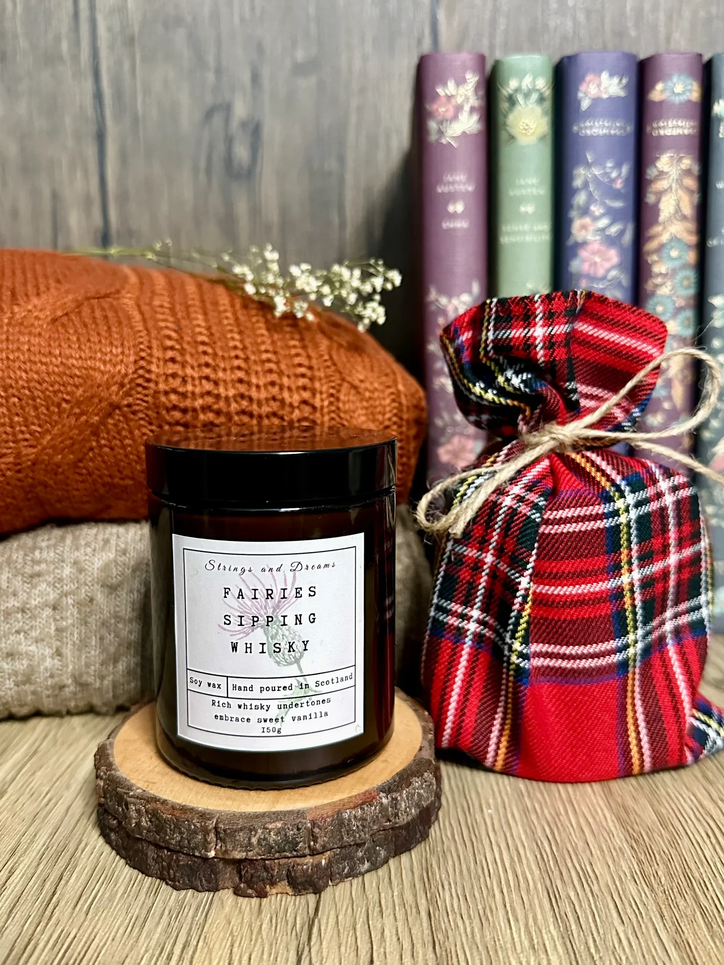 ‘Fairies Sipping Whisky’ - Strings and Dreams Soy Wax Candle
