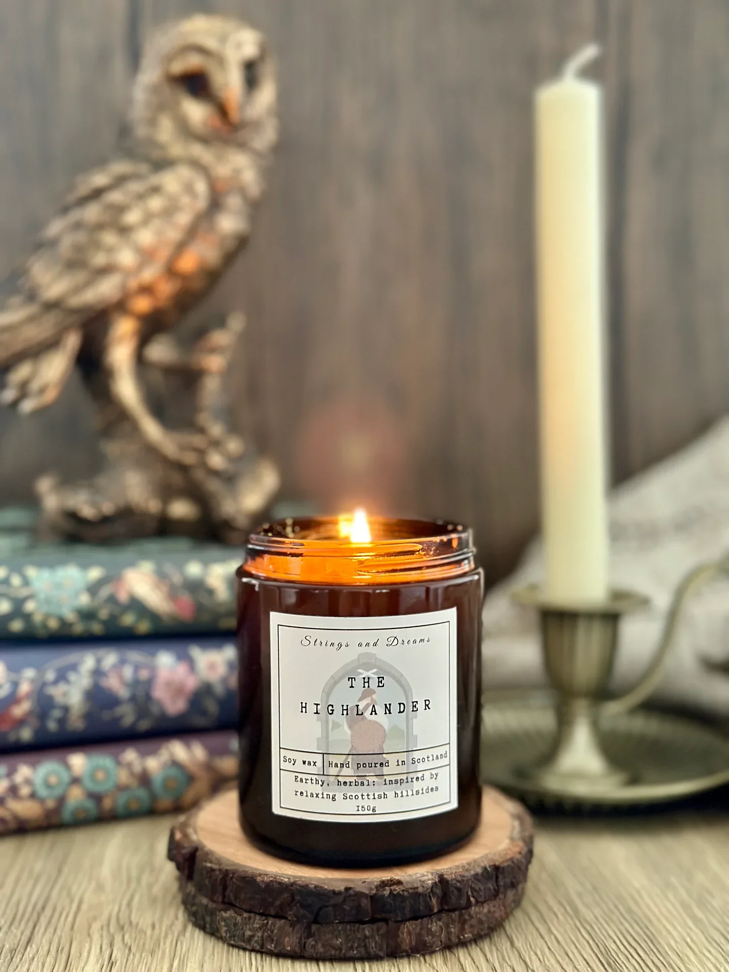 ‘The Highlander’ - Strings and Dreams Soy Wax Candle