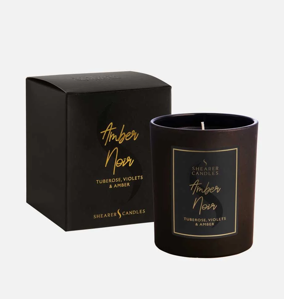 Amber Noir Jar Candle in Gift Box - Shearer Candles