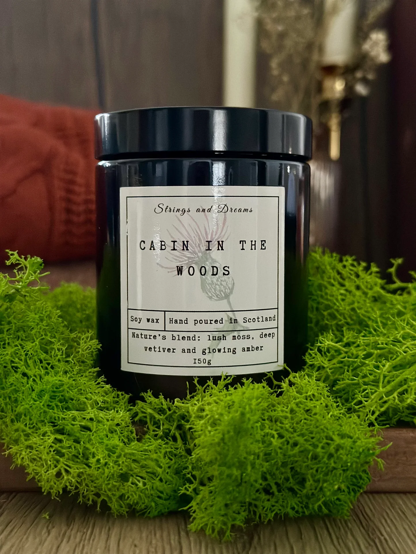 ‘Cabin in the Woods’ - Strings and Dreams Soy Wax Candle