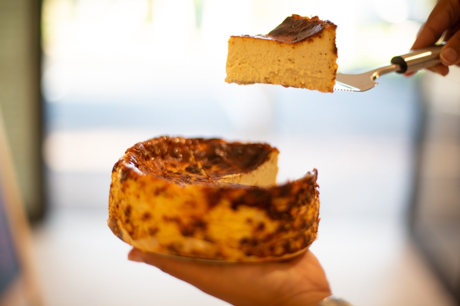 Banana Basque Cheesecake