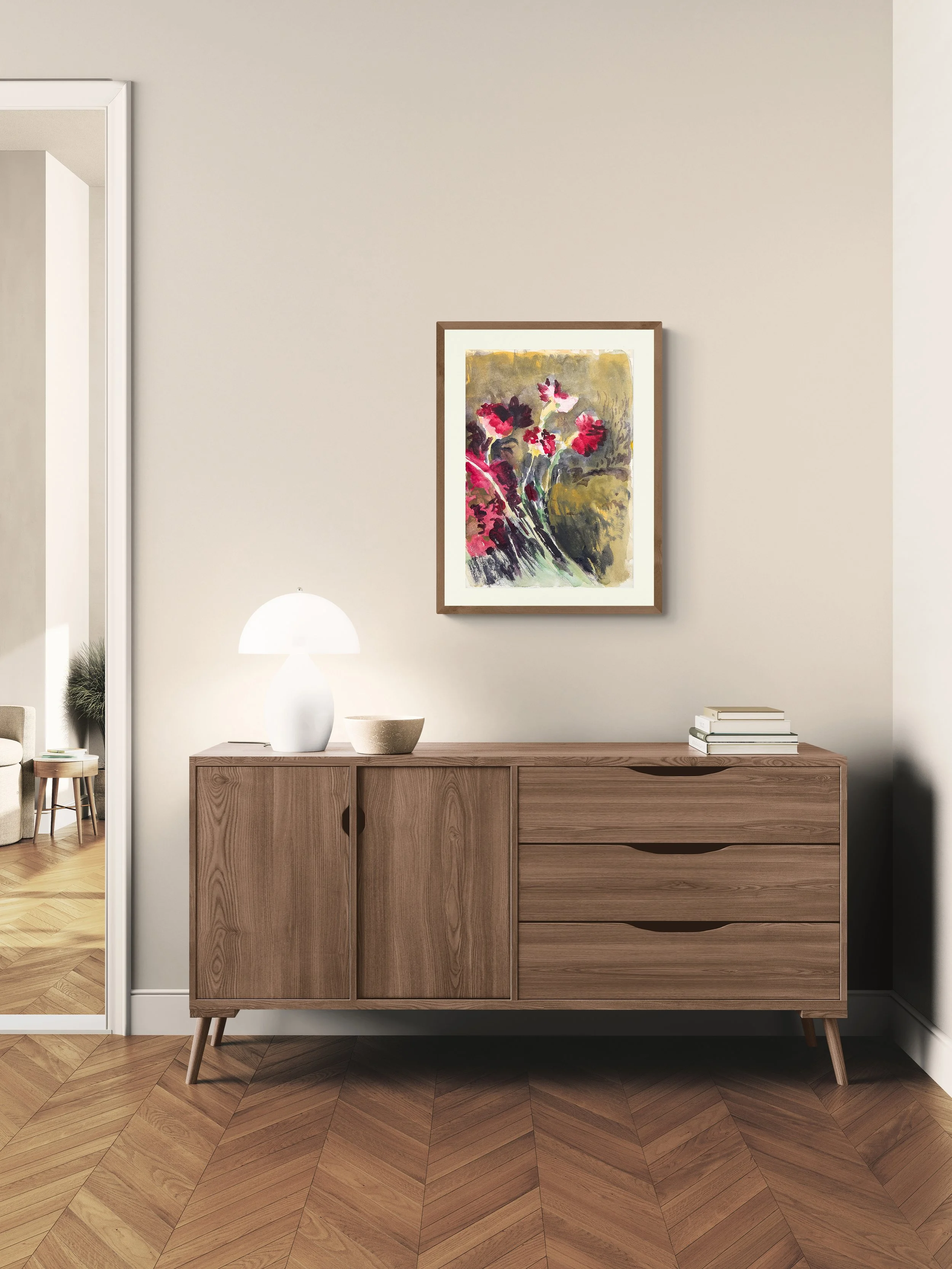 PETE01_Skizzenbuch_EDITION-SMALL_living-room-entrance-with-a-wooden-cabinet.jpg