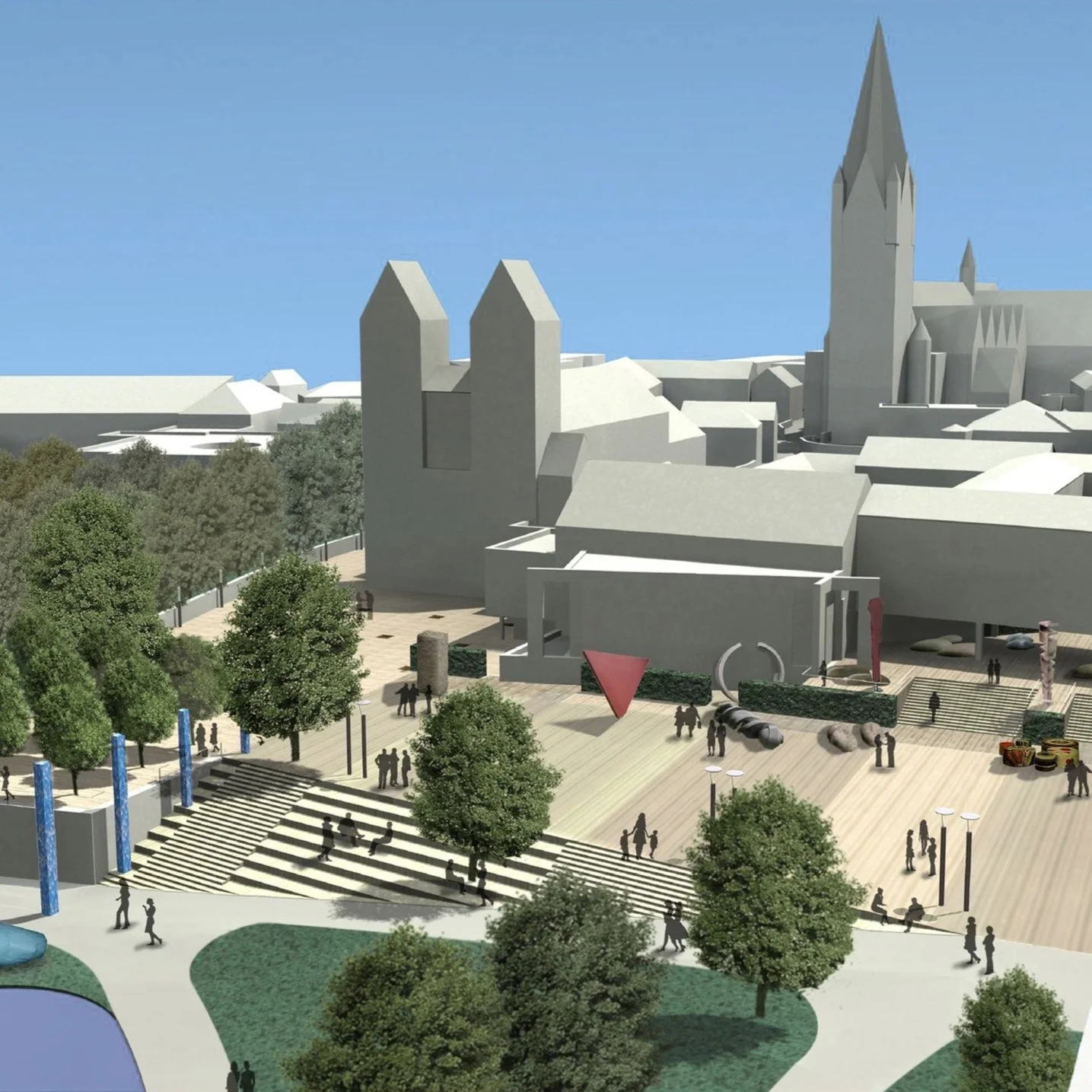 Platz Kunst Platz Paderborn - Wettbewerb 2. Preis