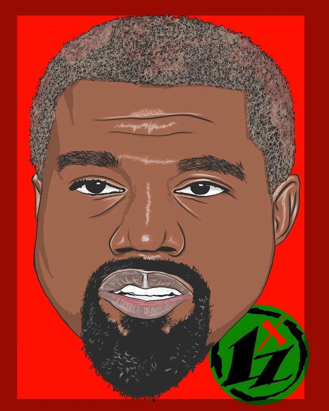 #yeezys #ghanaianartist #kanyewest #creative #africancreative #blackartist #mrwest #kanye