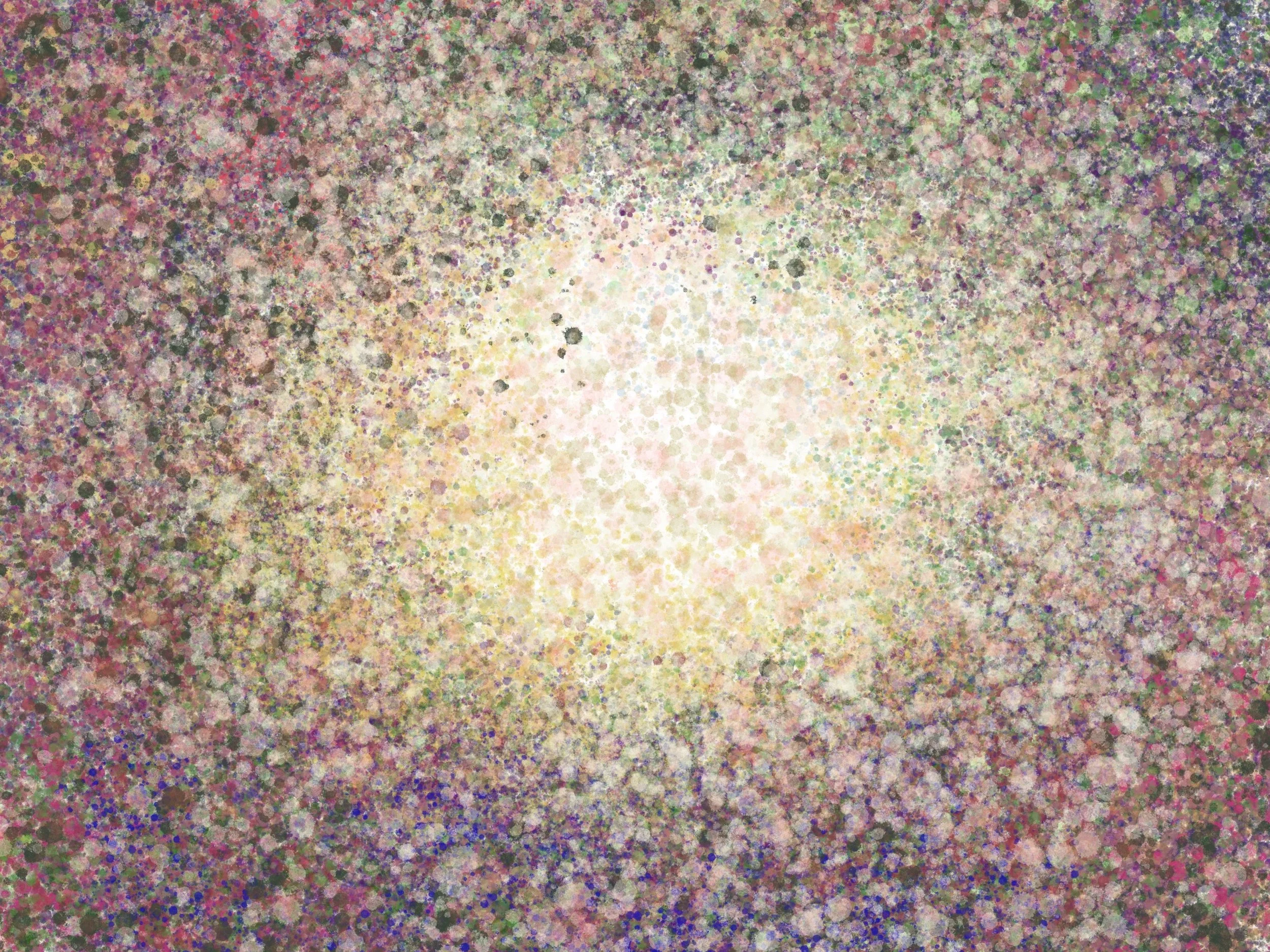 SECRET GARDEN I (2023) Digital work on Procreate, Apple iPad Pro 4th Gen with Apple Pencil 2nd Gen. Poster prints available