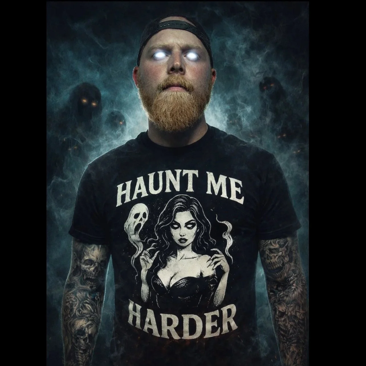 Haunt Me Harder Tee-Gothlynn