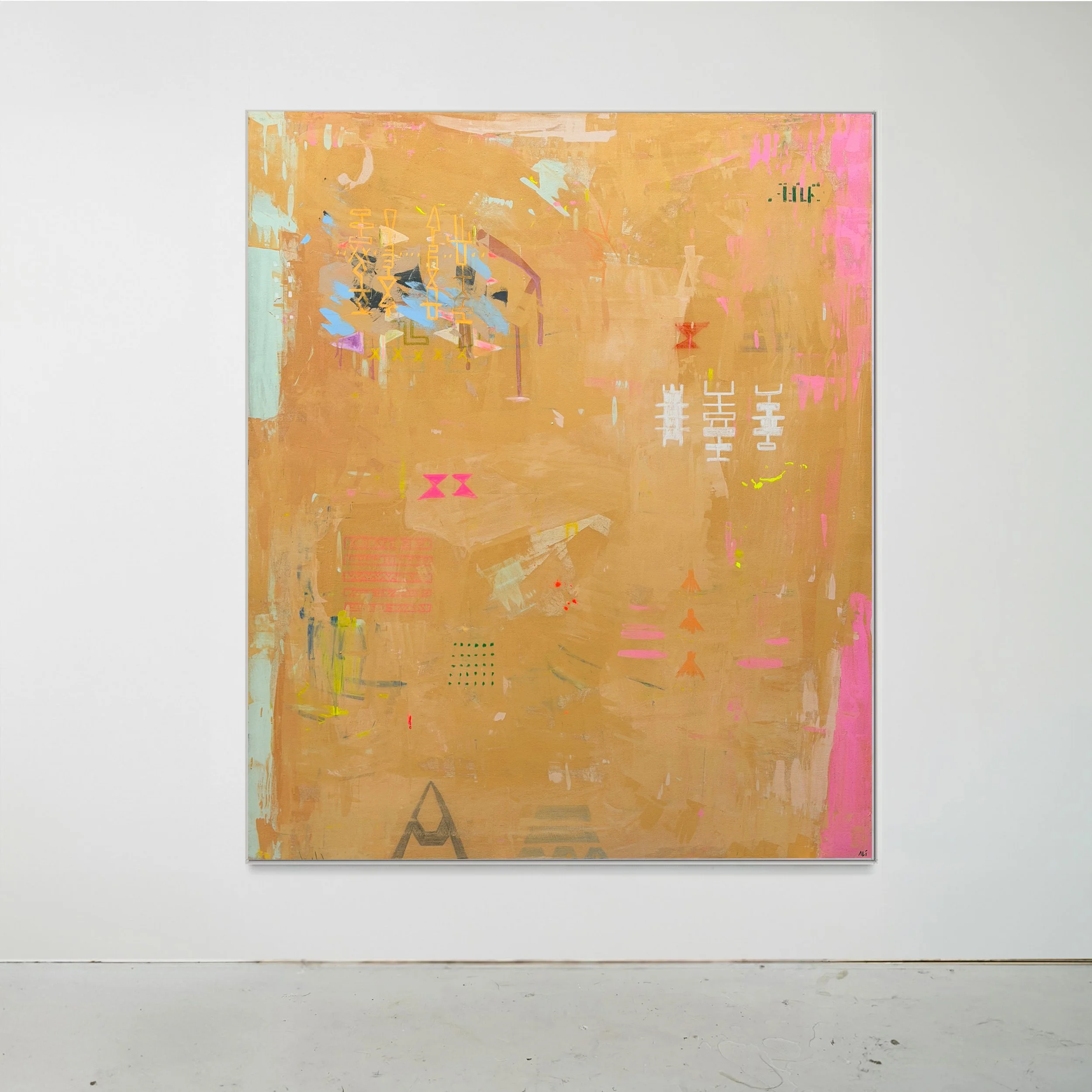 Ali Beletic, Longitude in Bloom 86 x 72 light.jpg