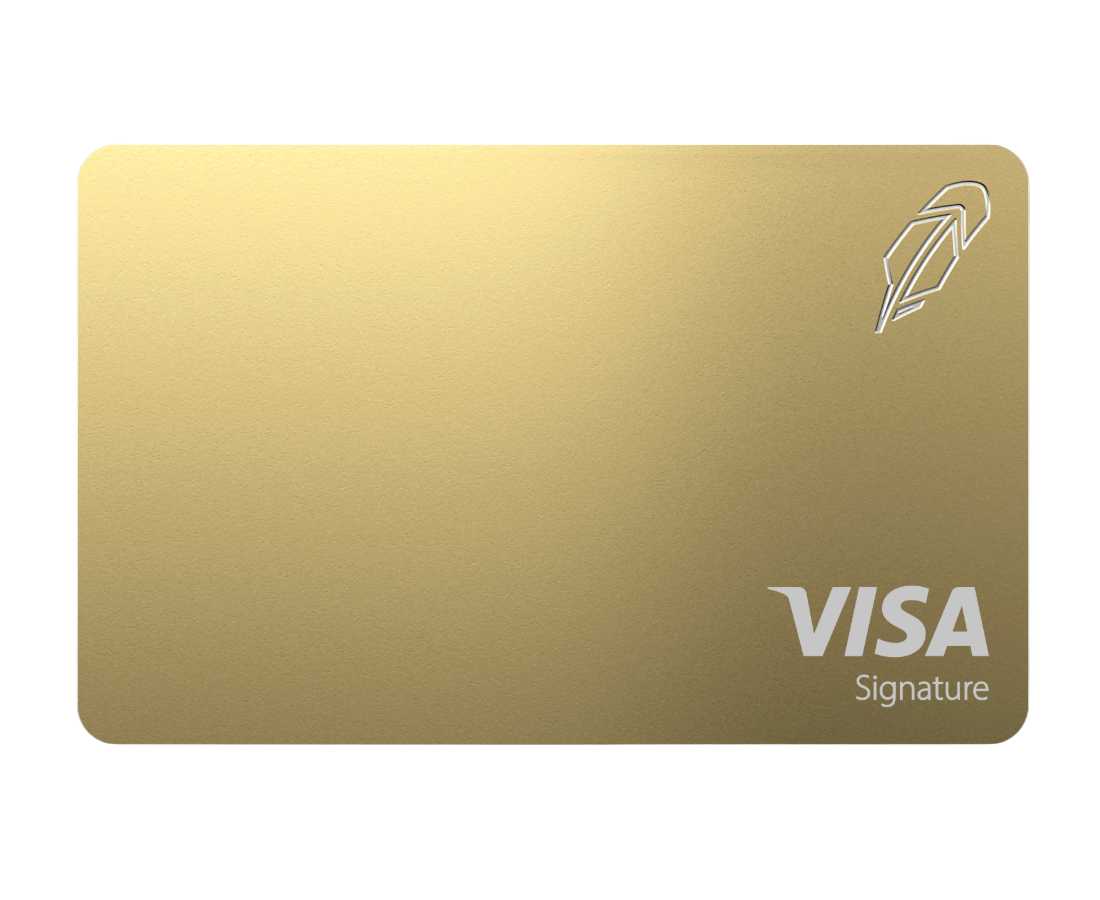 Robinhood 3% Cashback Card — then invest it.