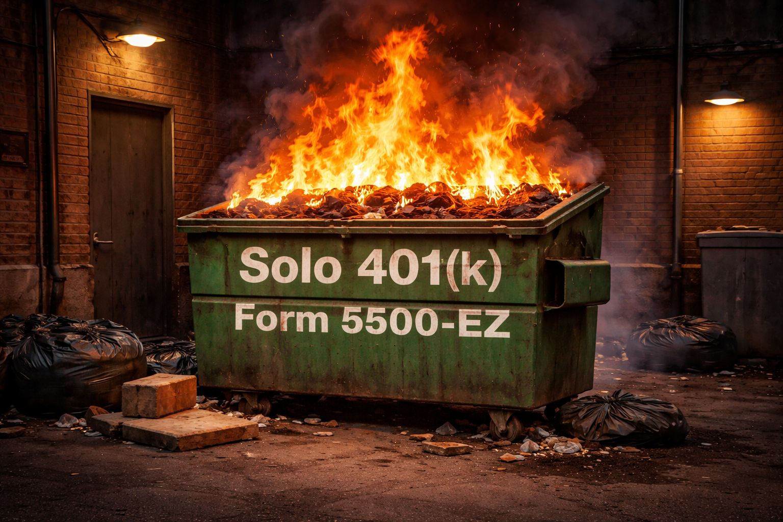 Is your Solo 401(k) balance over $250k? — File Form 5500-EZ, or be fined up to $150,000.