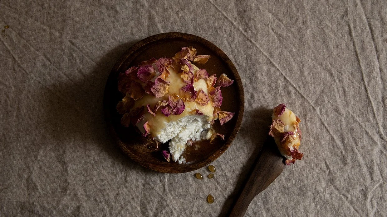 ROSE BLOOMED GOAT CHEESE