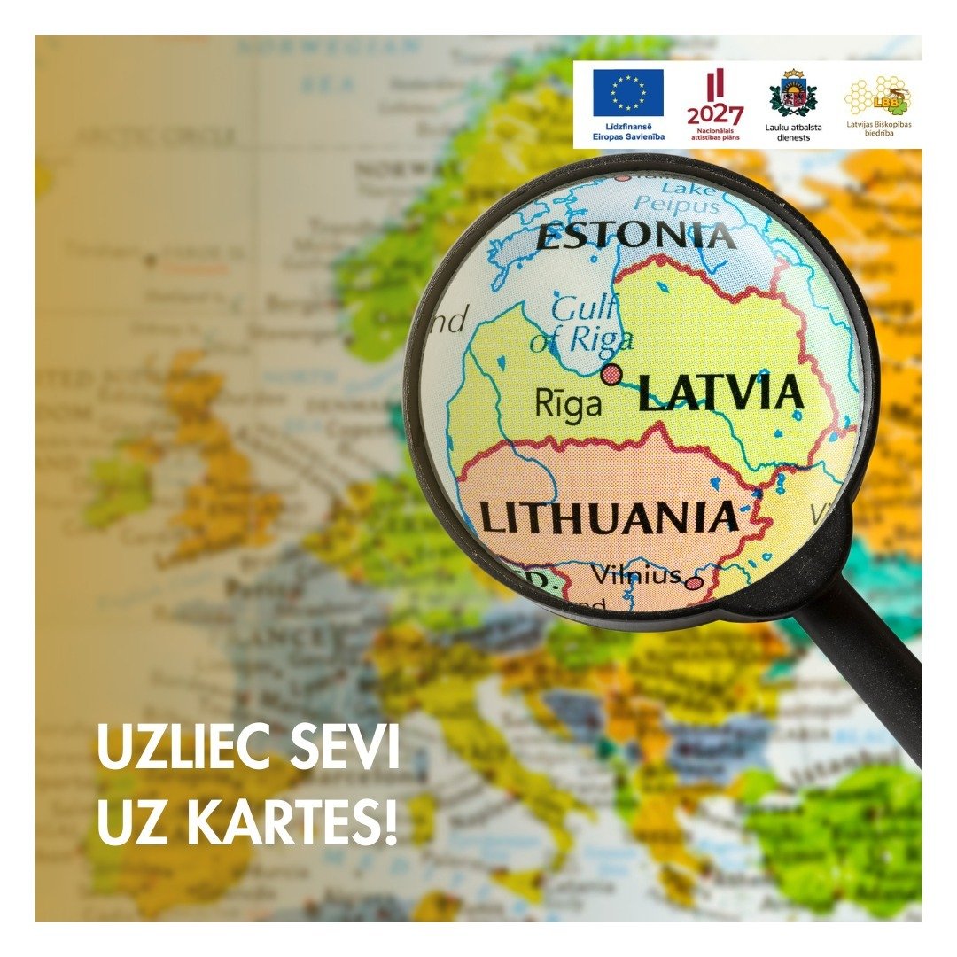 Uzliec sevi uz kartes! 🗺

Latvijas Bi&scaron;kopības biedrība plāno izstrādāt interaktīvu karti, kurā vienuviet būs atspoguļotas vietas, kur Latvijā patērētāji varēs redzēt un saņemt informāciju par medus un citu bi&scaron;kopības produktu iegādes v