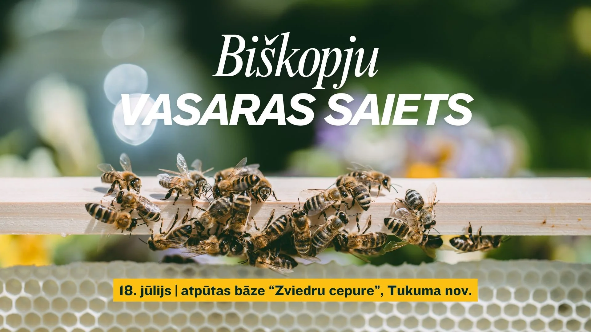 Pieteikšanās tirdzniecībai Biškopju vasaras saietā 2026