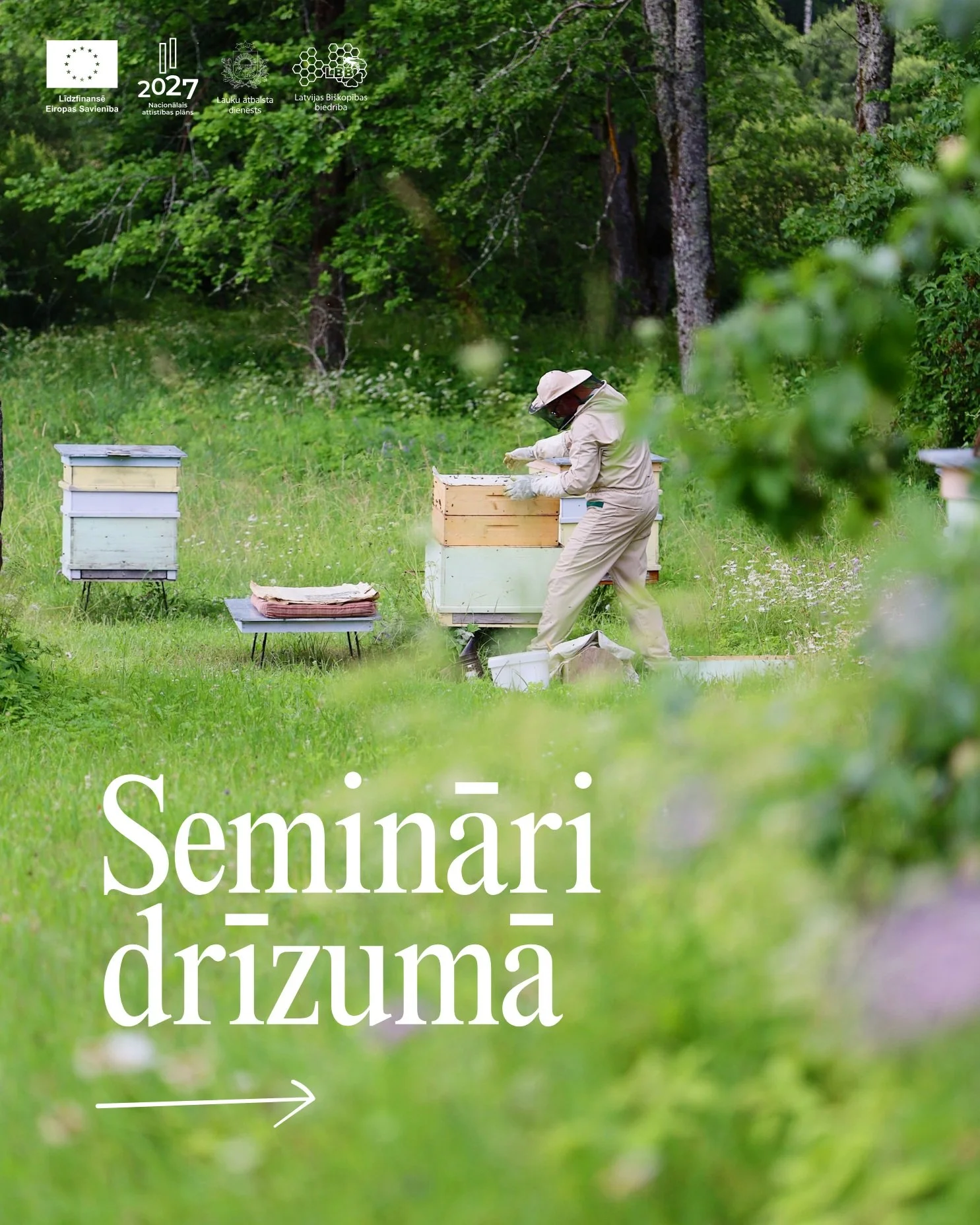 Aicinām bi&scaron;kopjus apmeklēt seminārus &scaron;onedēļ reģionos! 🐝

&Scaron;ī ir lieliska iespēja papildināt zinā&scaron;anas, uzzināt arī ko jaunu un satikties ar citiem bi&scaron;kopjiem! 

Semināru vietas, datumi un laiki &ndash; attēlos. Uz 