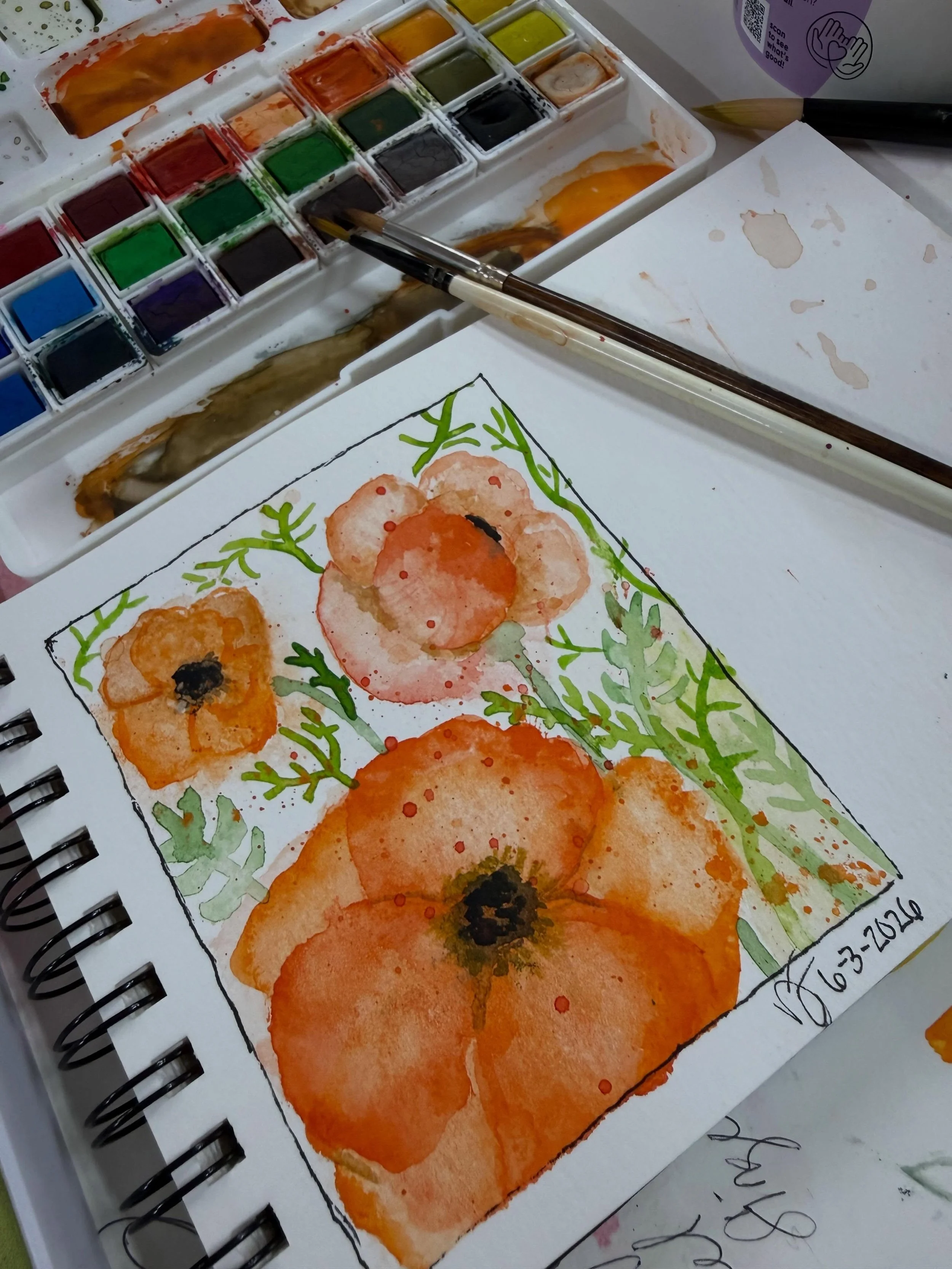 On my way thru town today, I saw some beautiful poppies.  Poppies instantly remind me of Mrs. Martz., She was a nice older lady that lived next to my Dad&rsquo;s store in Paris, Mi.  Much of my childhood was spent playing behind the store and when I 