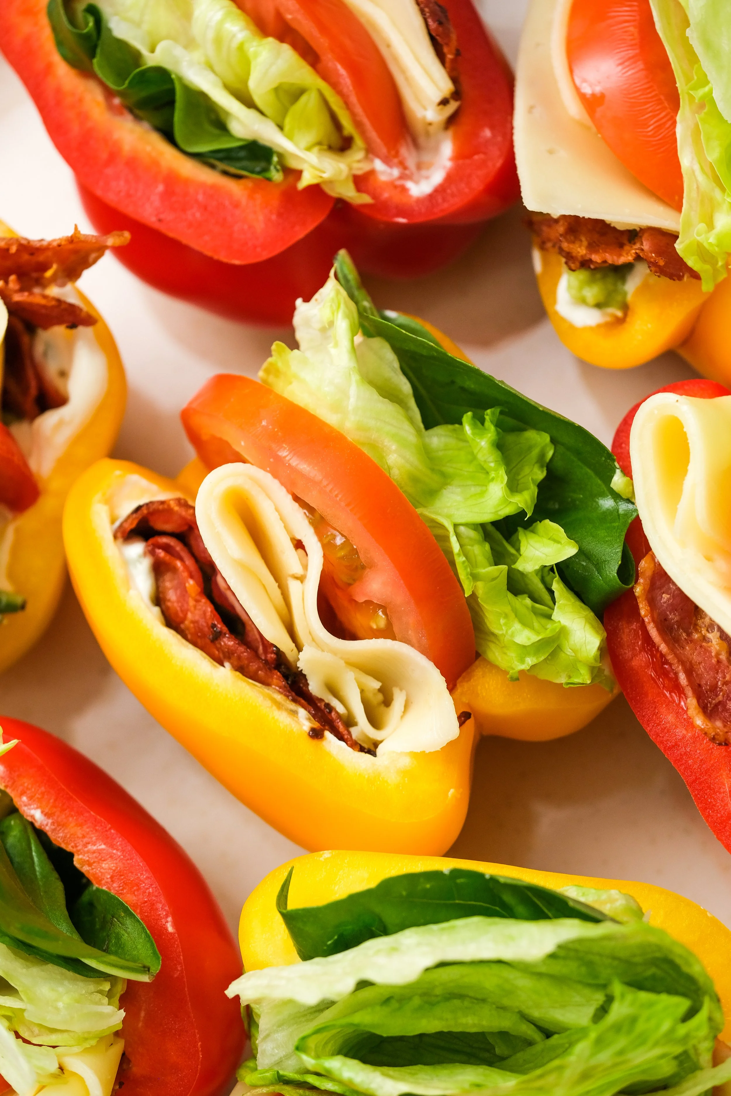 BLT Bell Pepper Sandwich