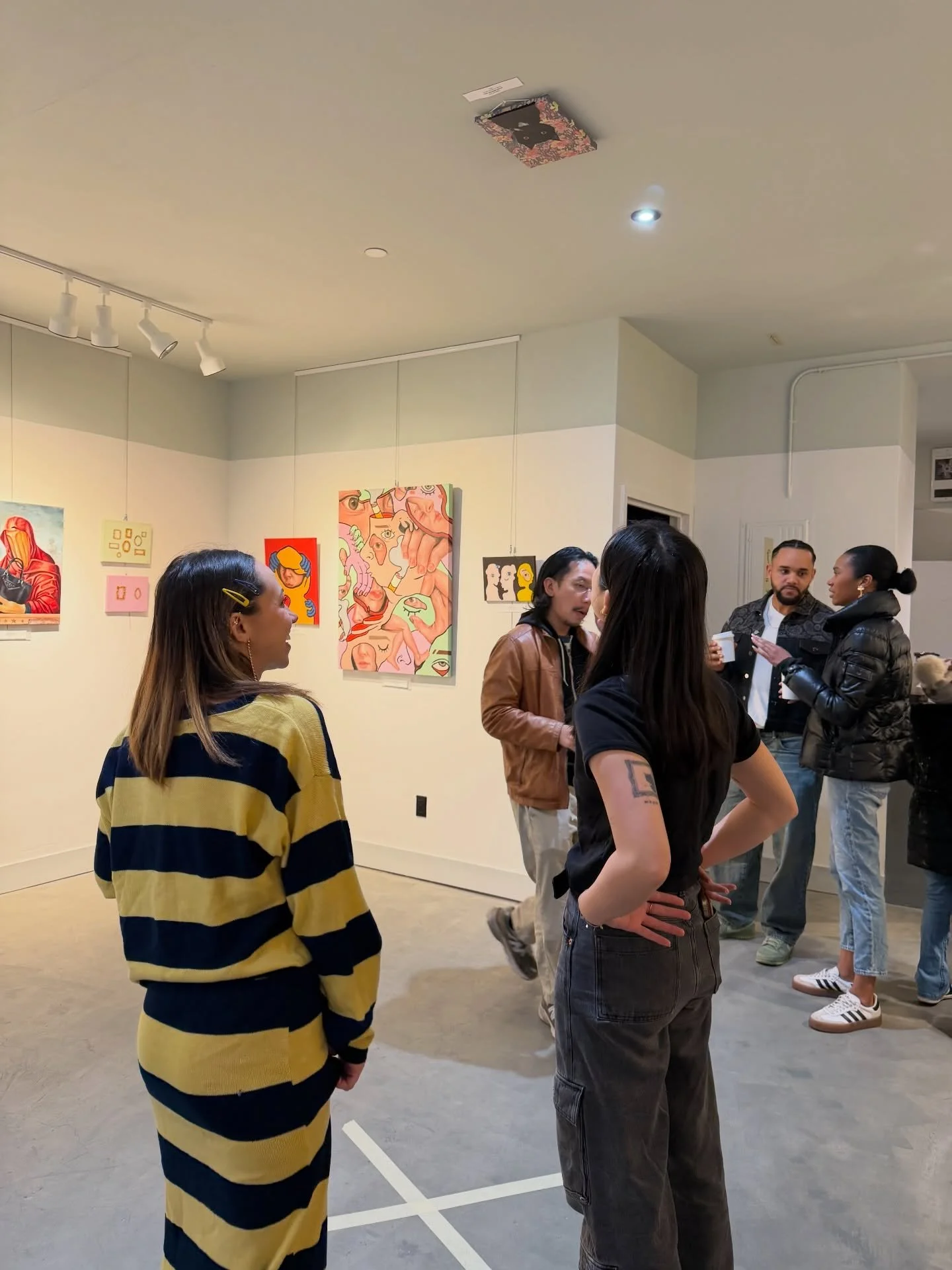 12/6/25 at @tolk.nyc ❣️🖼️🧚&zwj;♀️💕☕️

big thank you to @tolk.nyc and @keilleybanks for curating and hosting such a wonderful, cozy opening 🫶 i&rsquo;m so excited to be showing my work alongside these talented local artists!! the art will be up un