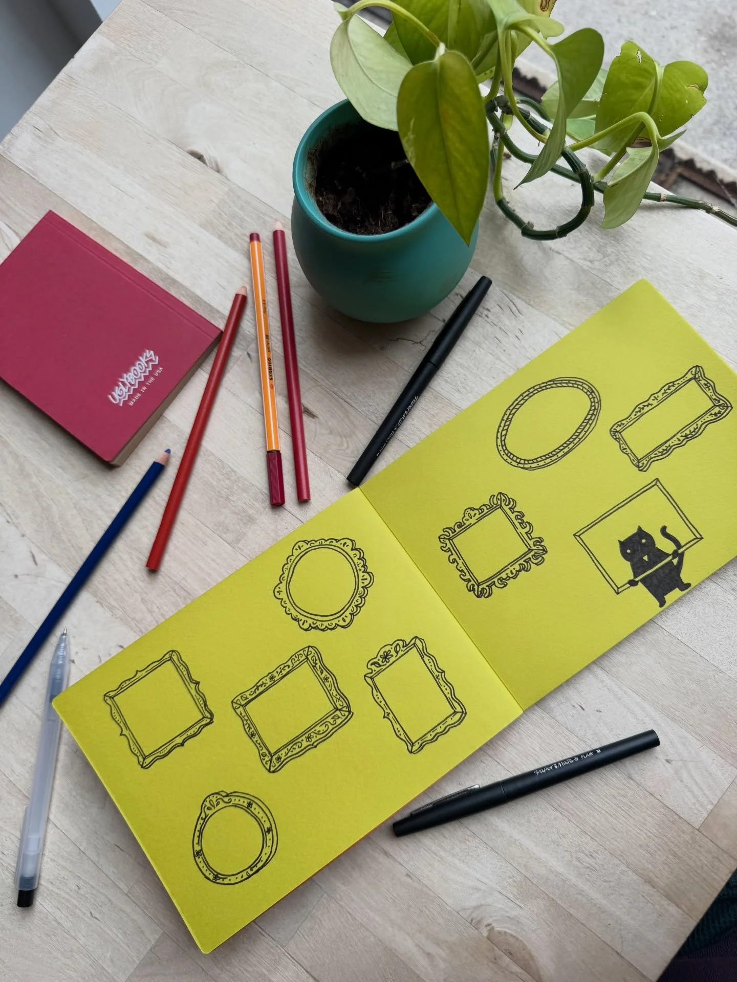 things keeping me going as of late:

- fun paper to draw on @uglybooksofficial 
- skirt, tights, and boots weather 👢👢
- short hair!!! i finally did it guys we bobbed it 😭😭
- cute little ktown coffee @kingsstreetcoffeenyc 
- crochet pattern design